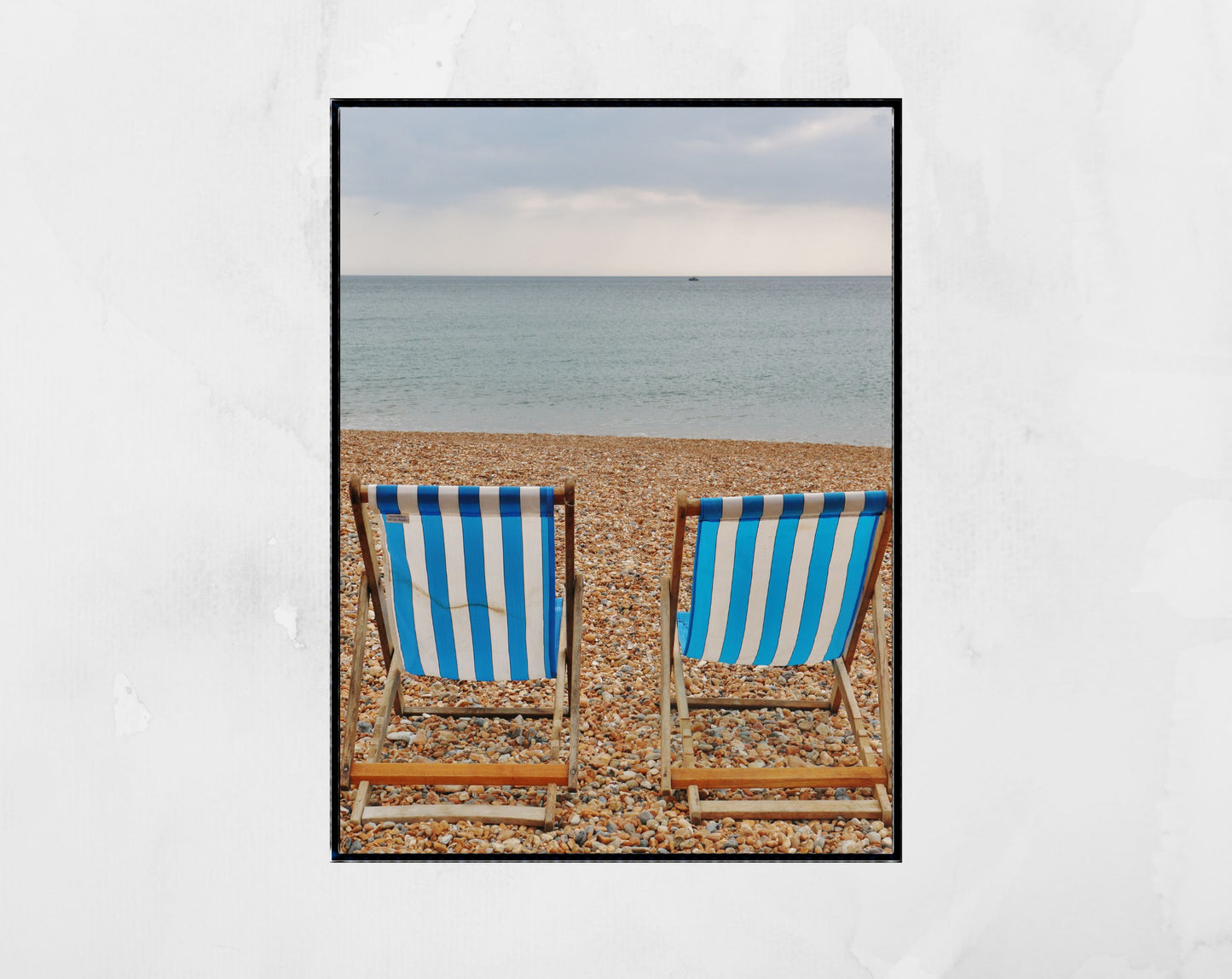 Deck Chair Wall Art Brighton Beach Photography Print