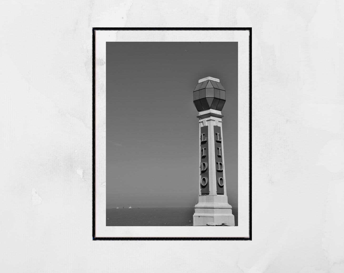 Margate Lido Black And White Photography Print