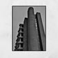 Brutalist Wall Art Folkestone Black And White Photography Print