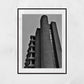 Brutalist Wall Art Folkestone Black And White Photography Print