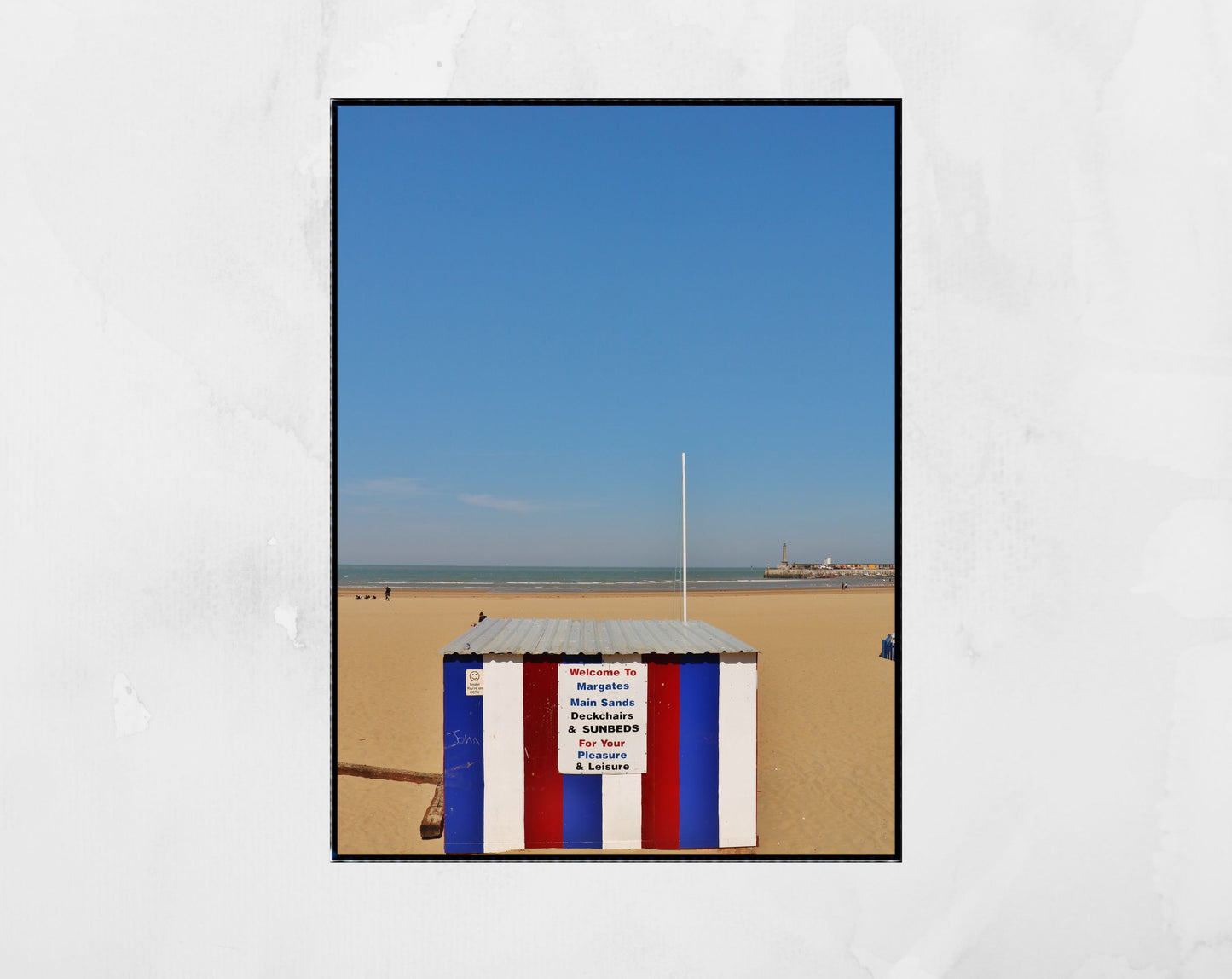 Margate Beach Hut Photography Poster