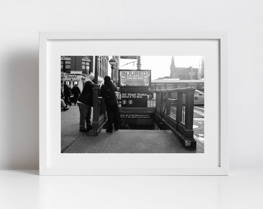 Harlem Photography New York Subway Print