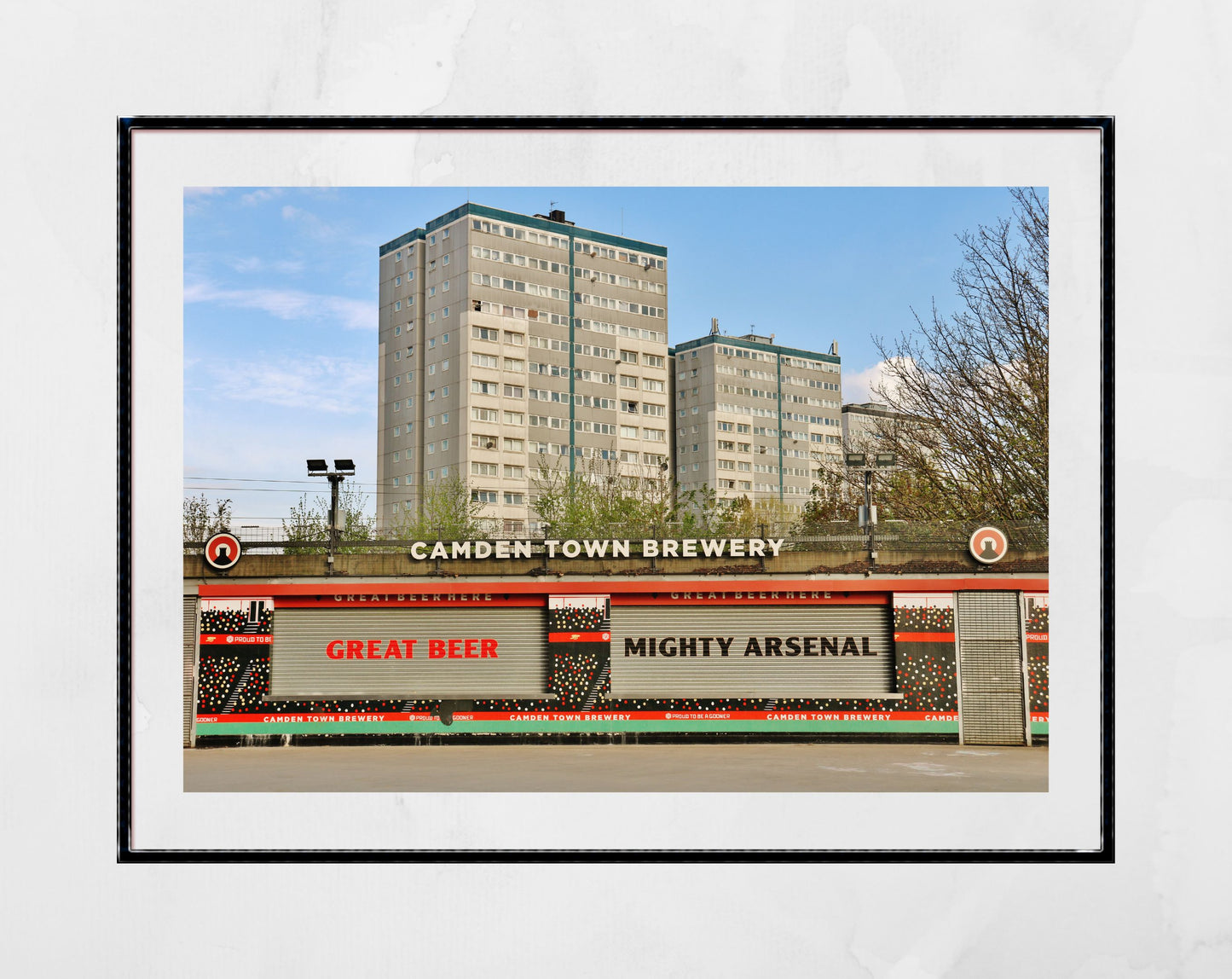 London Street Photography Print Arsenal Poster