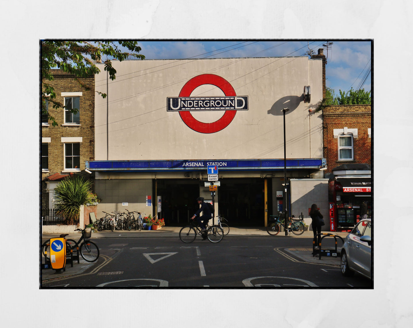 London Underground Poster Arsenal Station Print