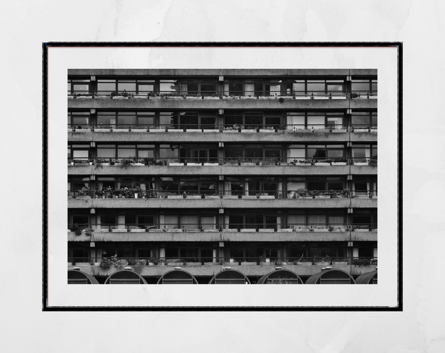 Barbican Black And White Photography Brutalist Wall Art