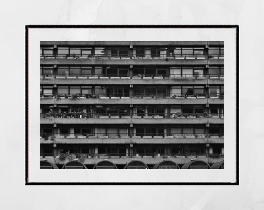 Barbican Black And White Photography Brutalist Wall Art