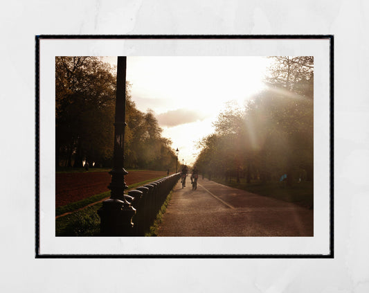 Hyde Park London Cycling Photography Print