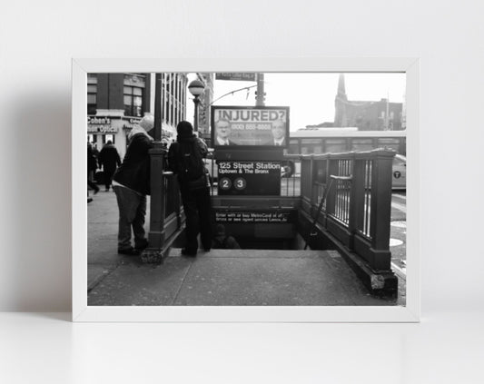 Harlem Photography New York Subway Print