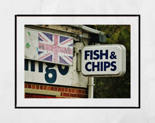 Fish And Chips Print Folkestone Photography