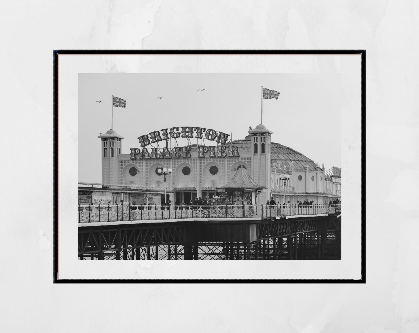 Brighton Palace Pier Black And White Wall Art Photography