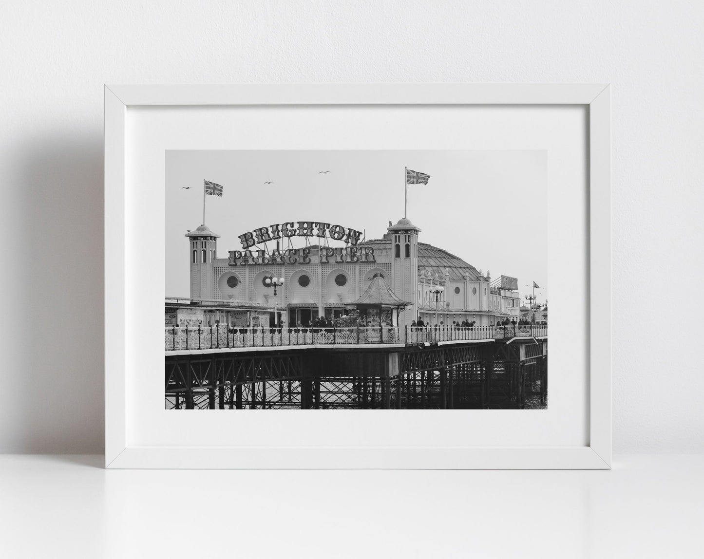 Brighton Palace Pier Black And White Wall Art Photography