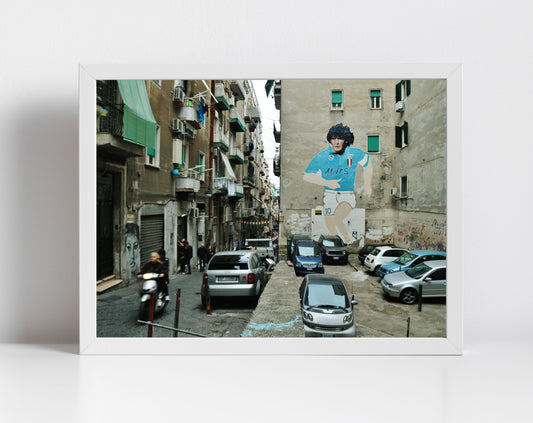 Maradona Napoli Photography Print