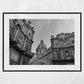 Four Corners Palermo Sicily Photography Black And White Print