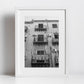 Palermo Sicily Art Black And White Print Street Photography Laundry Wall Decor