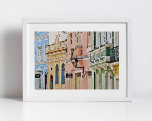 Salvador Bahia Brazil Photography Colourful Wall Decor