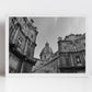 Four Corners Palermo Sicily Photography Black And White Print