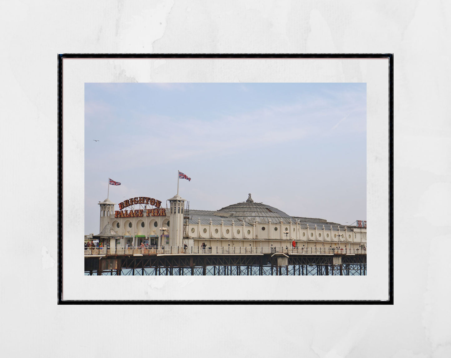 Brighton Palace Pier Black And White Photography Picture