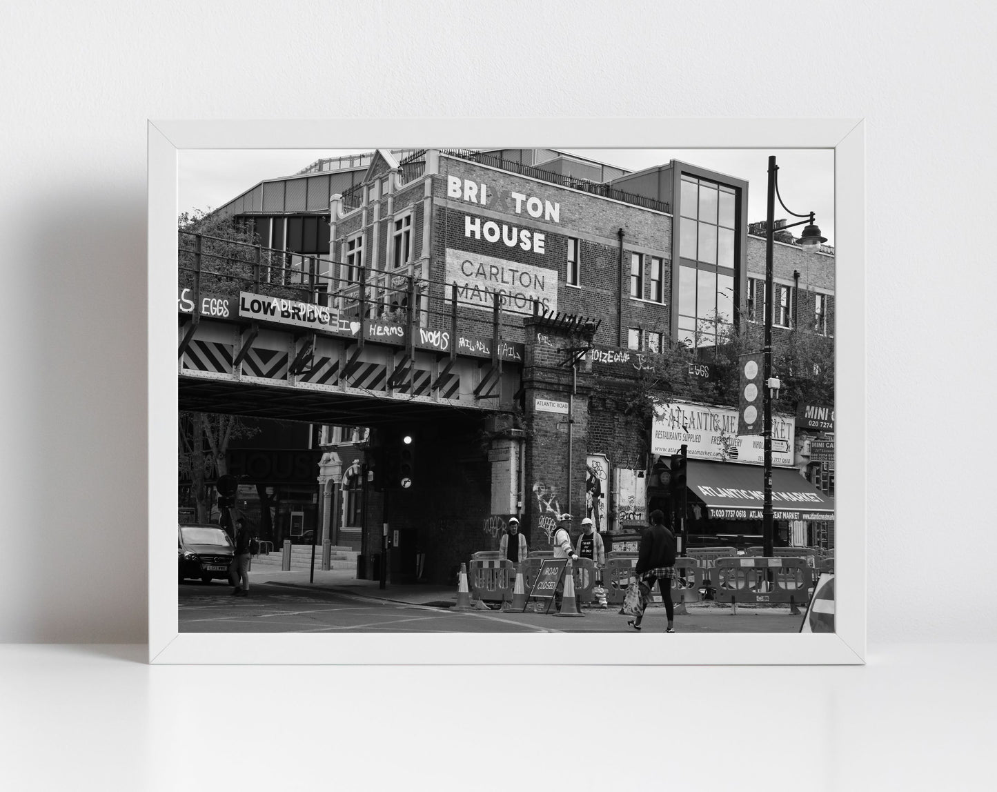 London Brixton Print Black And White Street Photography Art