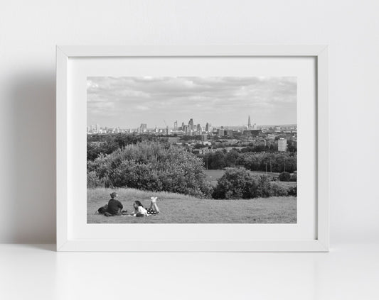 Hampstead Heath London Photography Print Black And White Wall Art