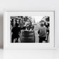 Palermo Sicily Black And White Print Street Photography Italy Wall Art