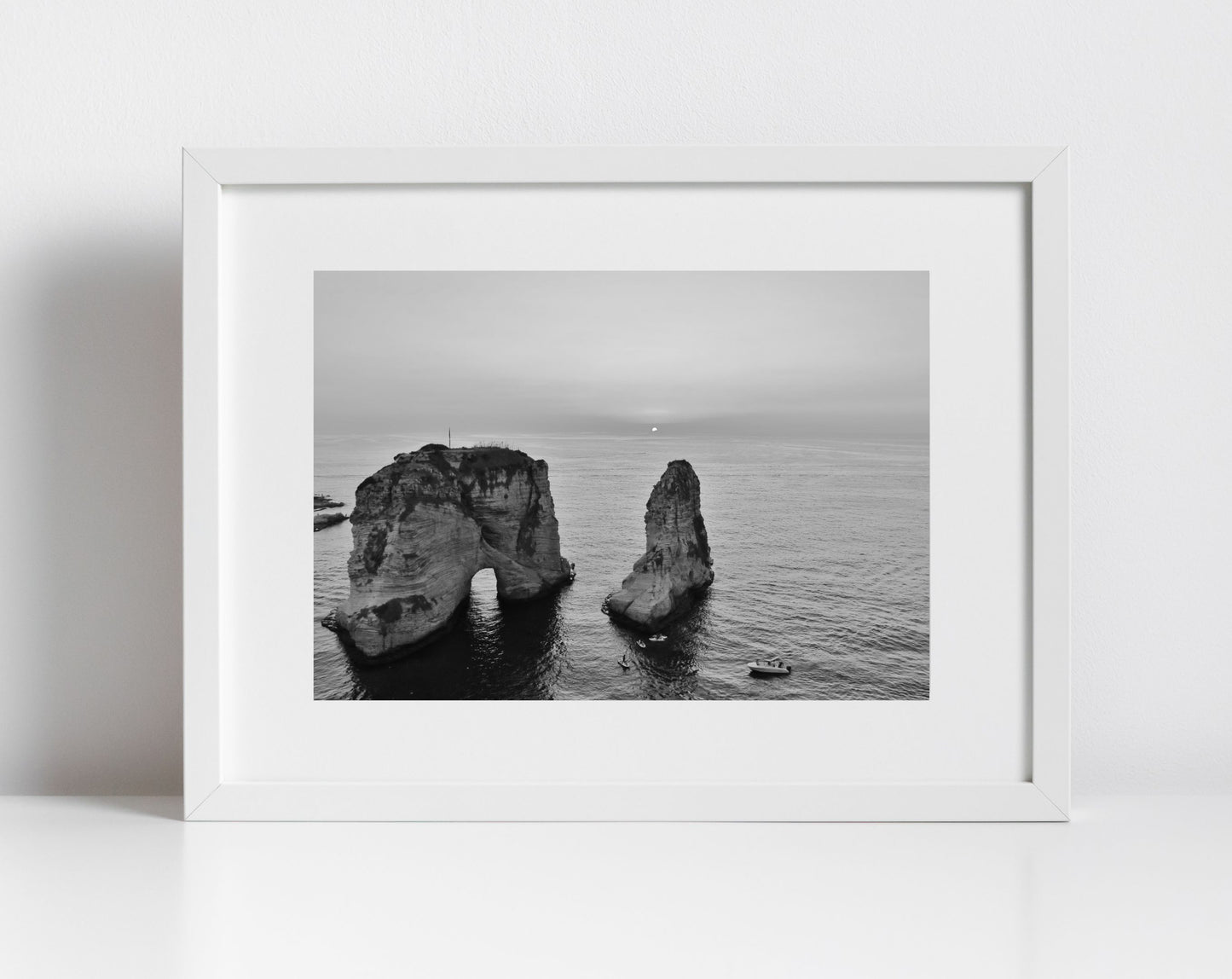 Beirut Lebanon Photography Print Pigeon Rocks Raouche Wall Art