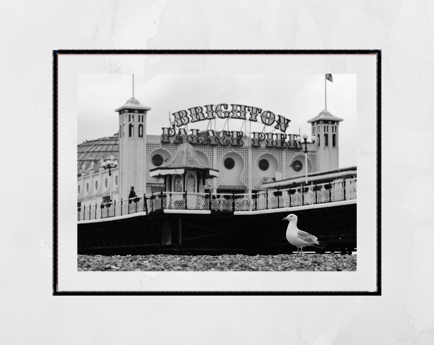 Brighton Palace Pier Black And White Photography Wall Art
