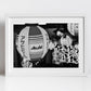 Asahi Japanese Beer Black And White Poster