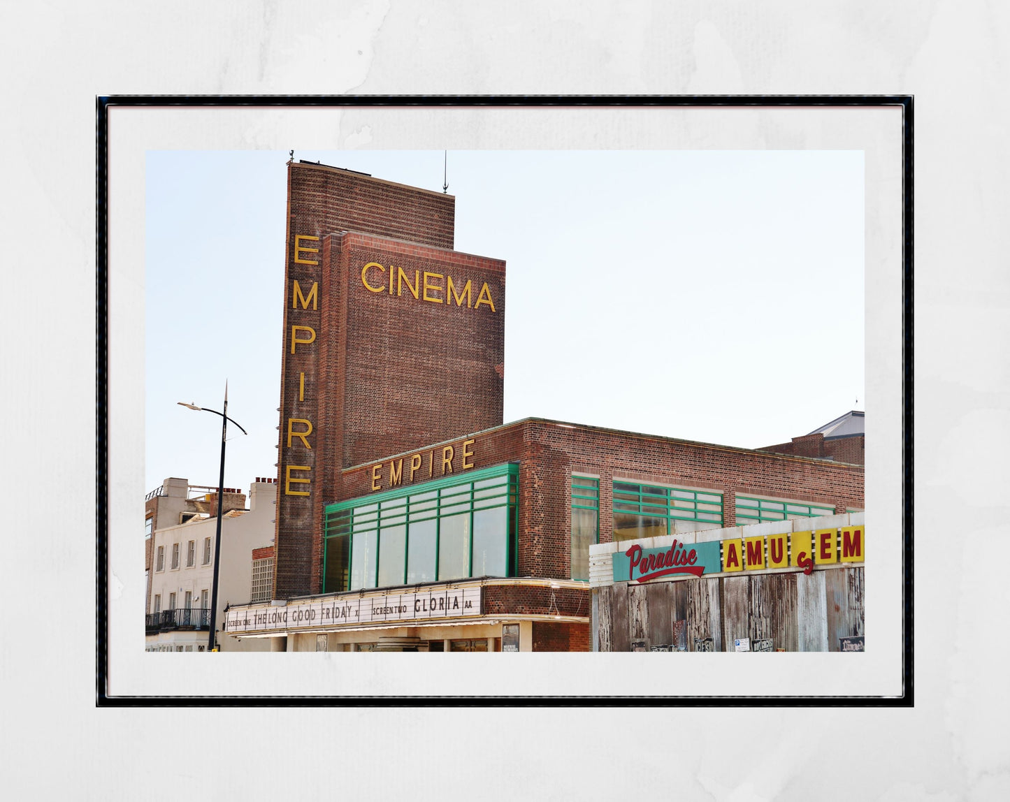 Margate Empire Black And White Photography Poster