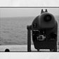 Folkestone Sea Telescope Black And White Photography Print