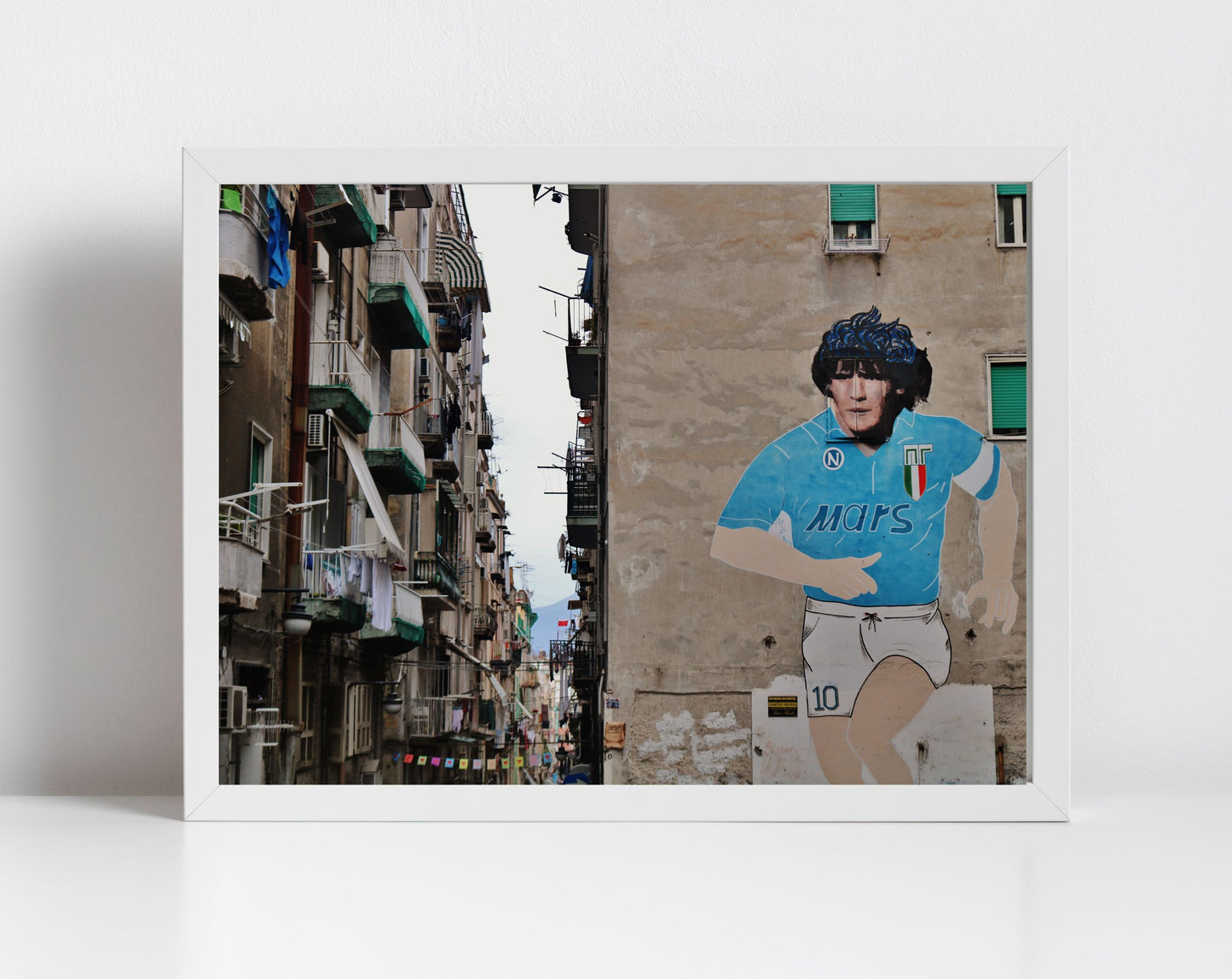 Diego Maradona Poster Napoli Naples Italy Photography Print