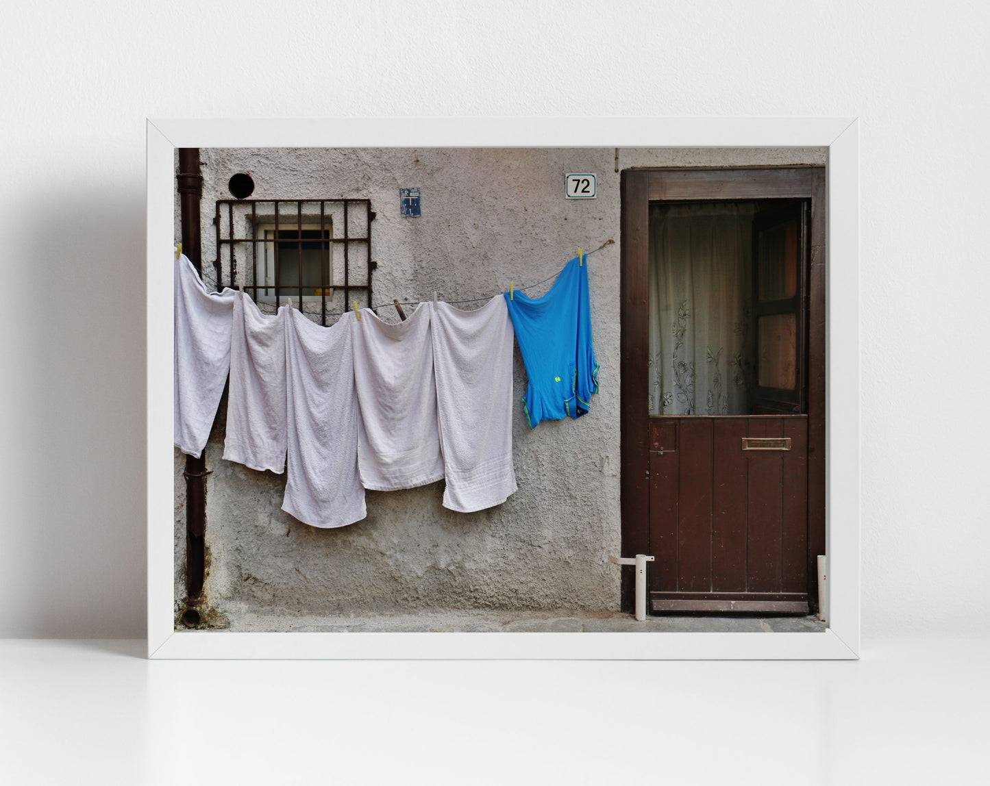 Palermo Sicily Street Photography Print Laundry Wall Art