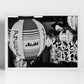 Asahi Japanese Beer Black And White Poster