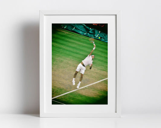 Roger Federer Wimbledon Tennis Photography Print Poster