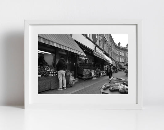 London Brixton Print Black And White Street Photography Wall Art