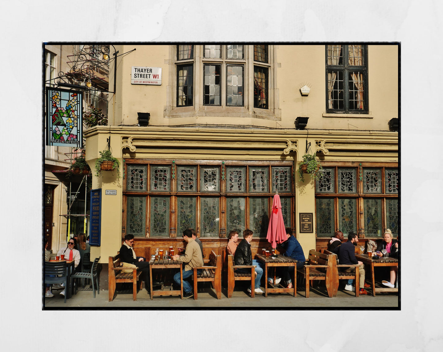 London Marylebone Photography Print British Pub Art