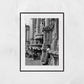 Four Corners Palermo Sicily Street Black And White Photography Print