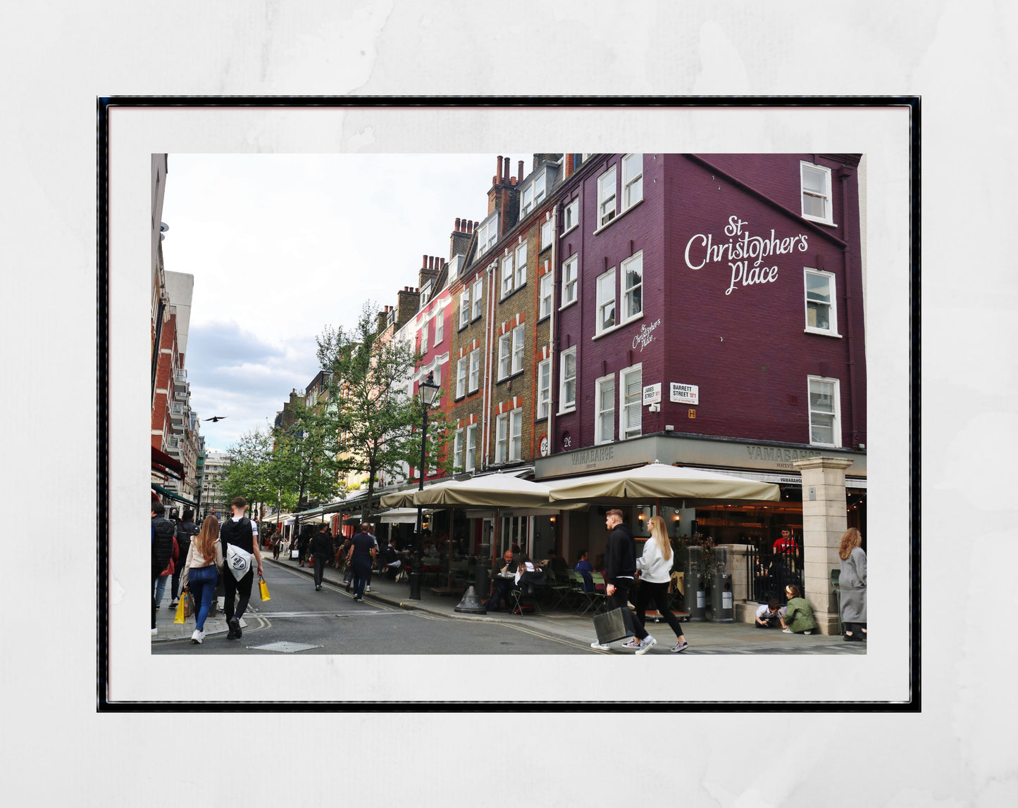 London Marylebone St Christopher's Place Photography Print