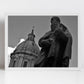 Saint Ignatius Palermo Cathedral Black And White Photography Print