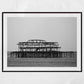 Brighton West Pier Black And White Photography Print