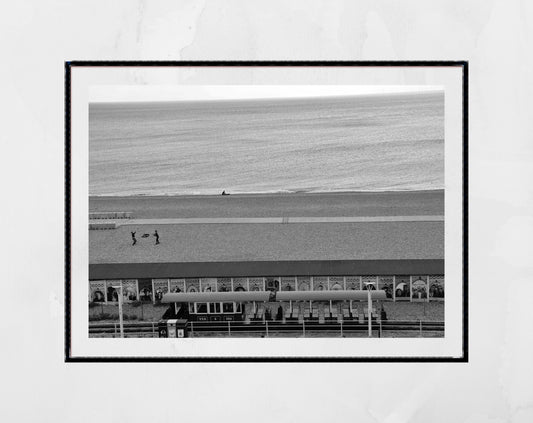 Brighton Beach Black And White Photography Print Volk’s Electric Railway Poster