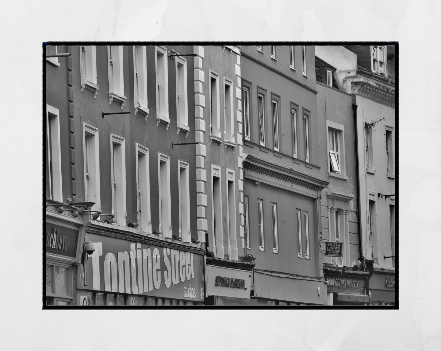 Folkestone Black And White Photography Poster