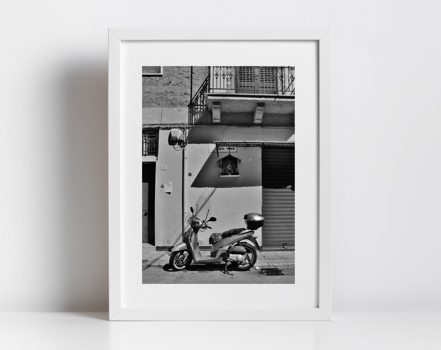 Palermo Sicily Print Black And White Fine Art Street Photography