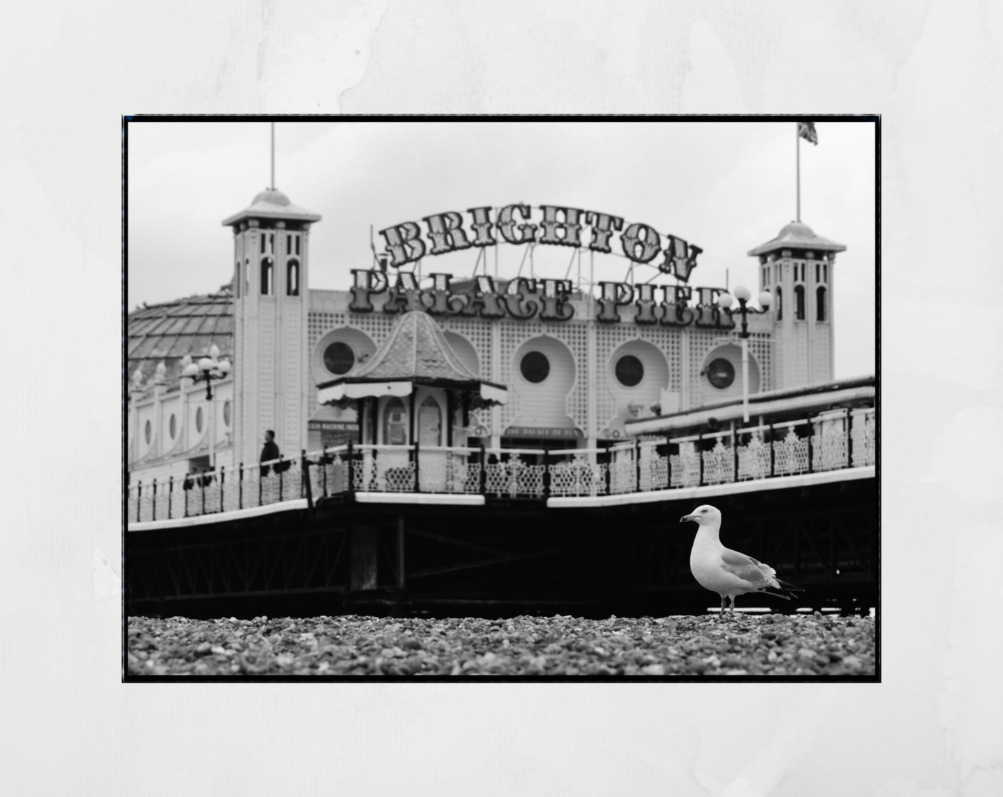 Brighton Palace Pier Black And White Photography Wall Art