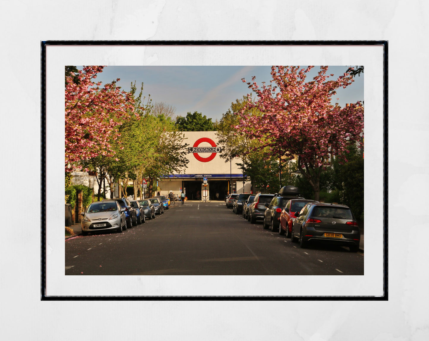 London Underground Poster Arsenal Station Photography Print