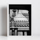 Brighton Royal Pavilion Black And White Photography Poster
