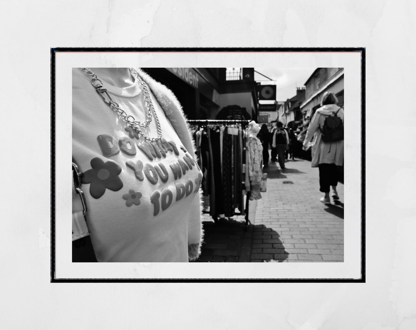 Flower Power Wall Print Brighton Black And White Photography