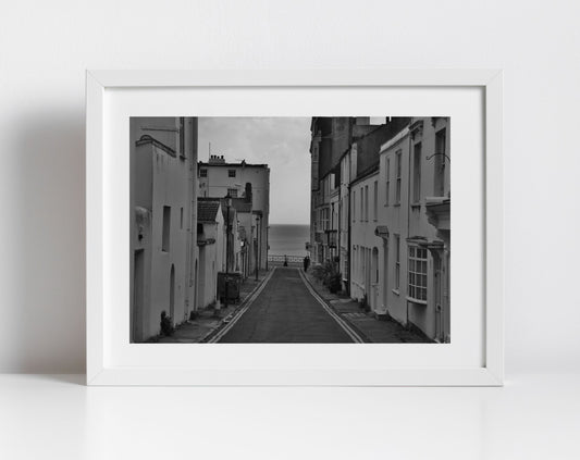 Kemptown Brighton Poster Black And White Street Photography