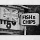 Fish And Chips Black And White Print Folkestone Photography