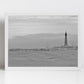 Blackpool Photography Print Blackpool Tower Beach Central Pier Black And White Poster Gift