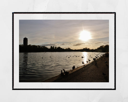 Hyde Park London The Serpentine Photography Print